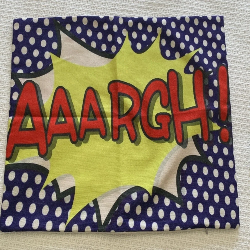 Set of 3 Batman comic novelty pillows
